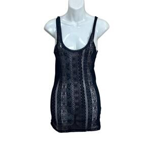 Abercrombie & Fitch Y2K Blue Lace Tank size M